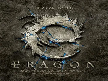 Eragon (USA) screen shot title